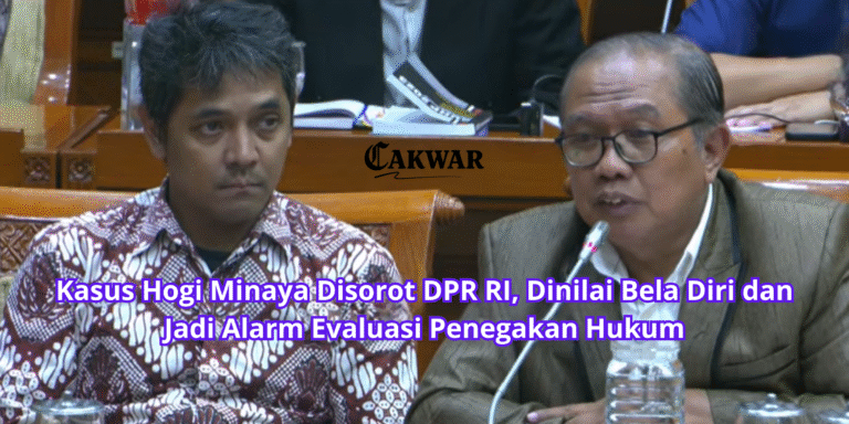 Kasus Hogi Minaya Disorot DPR RI, Dinilai Bela Diri dan Jadi Alarm Evaluasi Penegakan Hukum