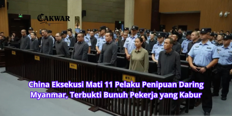 China Eksekusi Mati 11 Pelaku Penipuan Daring Myanmar, Terbukti Bunuh Pekerja yang Kabur