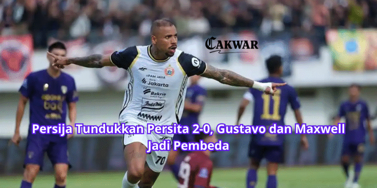 Persija Tundukkan Persita 2-0, Gustavo dan Maxwell Jadi Pembeda