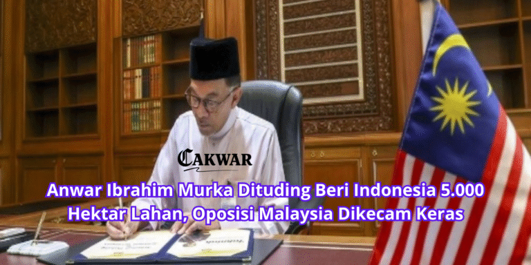 Anwar Ibrahim Murka Dituding Beri Indonesia 5.000 Hektar Lahan, Oposisi Malaysia Dikecam Keras