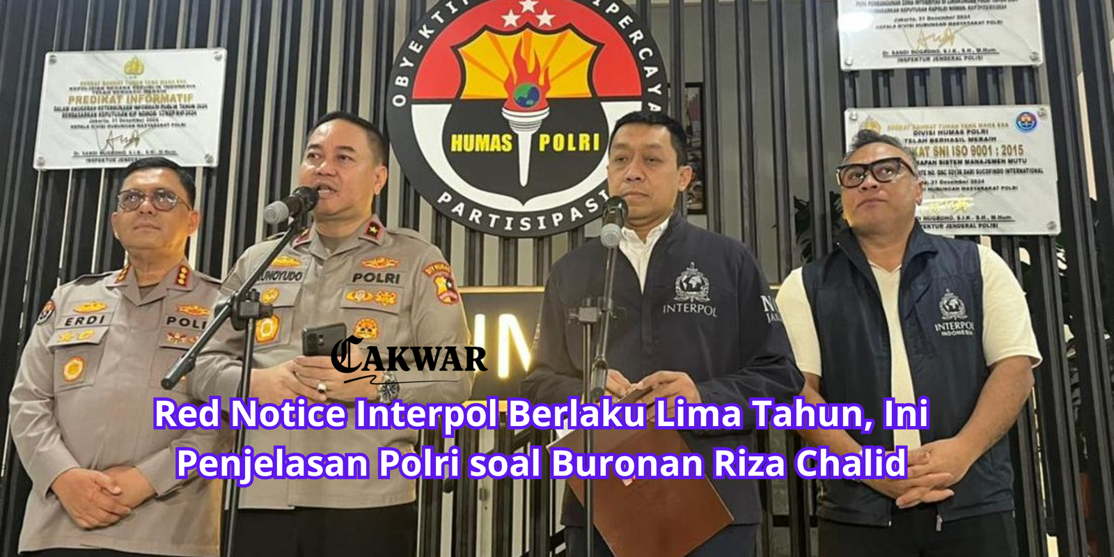 Red Notice Interpol Berlaku Lima Tahun, Ini Penjelasan Polri soal Buronan Riza Chalid