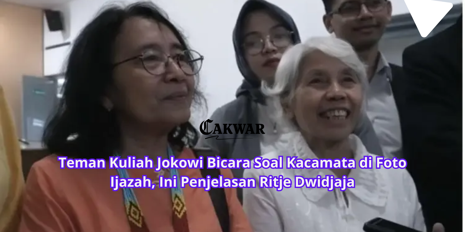 Teman Kuliah Jokowi Bicara Soal Kacamata di Foto Ijazah, Ini Penjelasan Ritje Dwidjaja