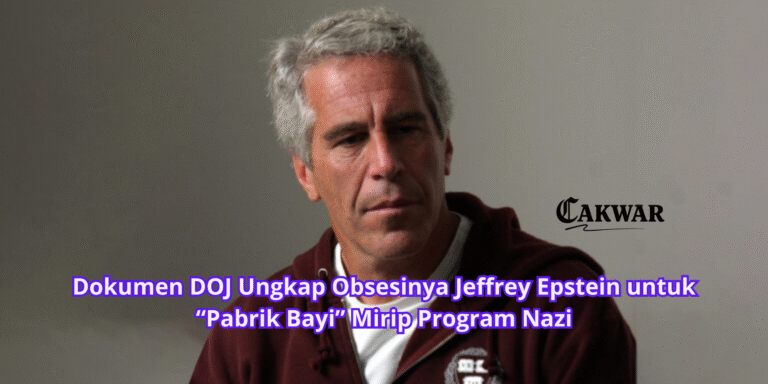 Dokumen DOJ Ungkap Obsesinya Jeffrey Epstein untuk “Pabrik Bayi” Mirip Program Nazi
