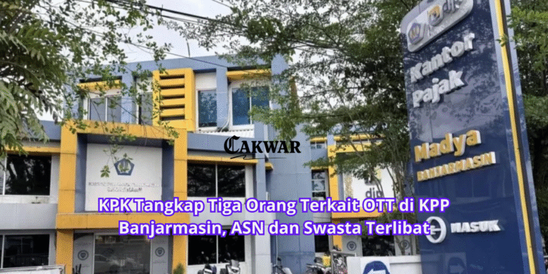 KPK Tangkap Tiga Orang Terkait OTT di KPP Banjarmasin, ASN dan Swasta Terlibat