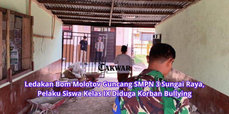Ledakan Bom Molotov Guncang SMPN 3 Sungai Raya, Pelaku Siswa Kelas IX Diduga Korban Bullying