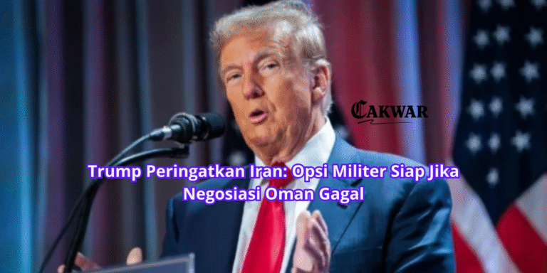 Trump Peringatkan Iran: Opsi Militer Siap Jika Negosiasi Oman Gagal