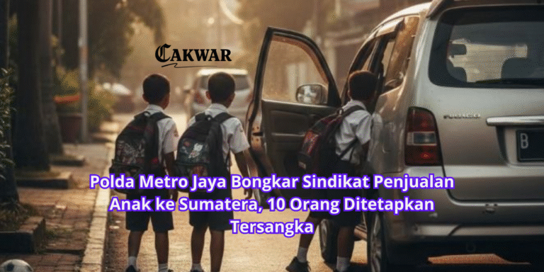 Polda Metro Jaya Bongkar Sindikat Penjualan Anak ke Sumatera, 10 Orang Ditetapkan Tersangka