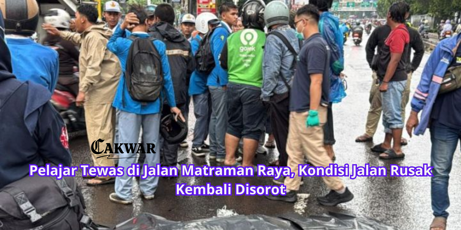 Pelajar Tewas di Jalan Matraman Raya, Kondisi Jalan Rusak Kembali Disorot
