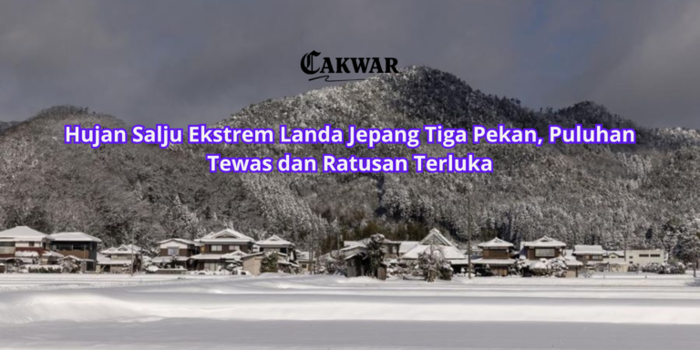 Hujan Salju Ekstrem Landa Jepang Tiga Pekan, Puluhan Tewas dan Ratusan Terluka
