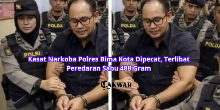 Kasat Narkoba Polres Bima Kota Dipecat, Terlibat Peredaran Sabu 488 Gram