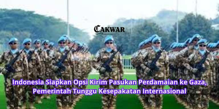Indonesia Siapkan Opsi Kirim Pasukan Perdamaian ke Gaza, Pemerintah Tunggu Kesepakatan Internasional