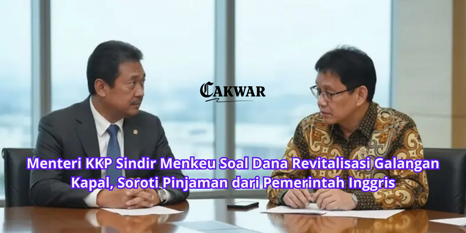 Menteri KKP Sindir Menkeu Soal Dana Revitalisasi Galangan Kapal, Soroti Pinjaman dari Pemerintah Inggris