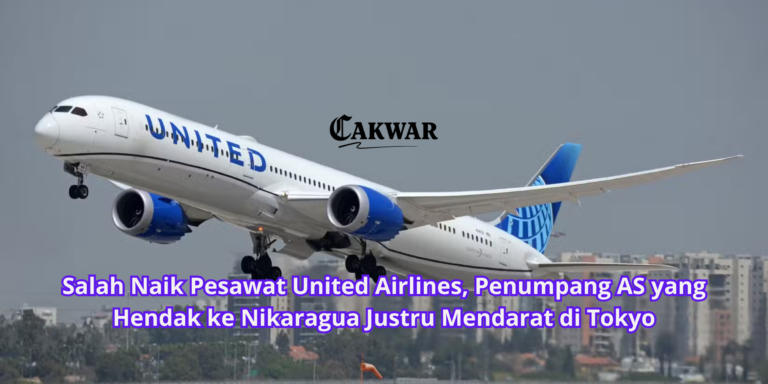 Salah Naik Pesawat United Airlines, Penumpang AS yang Hendak ke Nikaragua Justru Mendarat di Tokyo