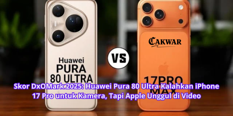 Skor DxOMark 2025: Huawei Pura 80 Ultra Kalahkan iPhone 17 Pro untuk Kamera, Tapi Apple Unggul di Video