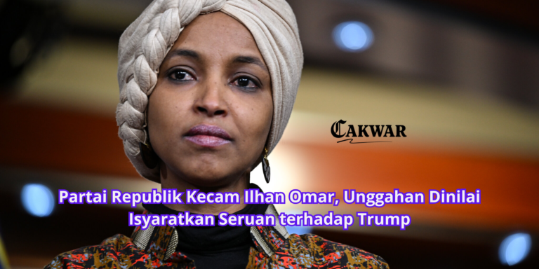 Partai Republik Kecam Ilhan Omar, Unggahan Dinilai Isyaratkan Seruan terhadap Trump