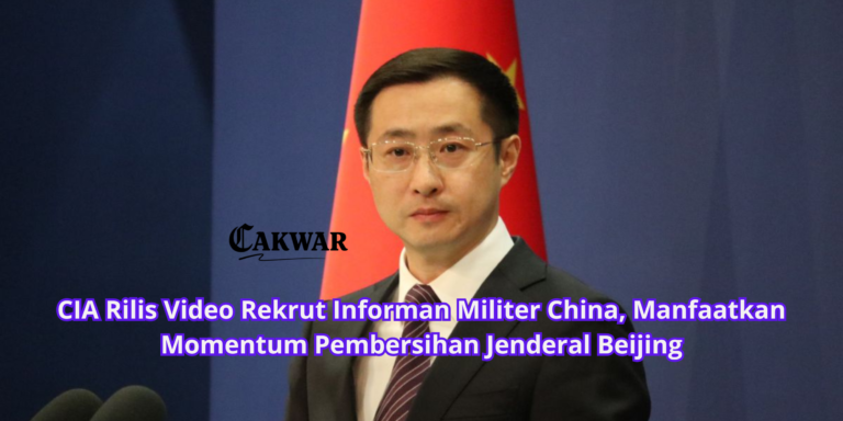 CIA Rilis Video Rekrut Informan Militer China, Manfaatkan Momentum Pembersihan Jenderal Beijing