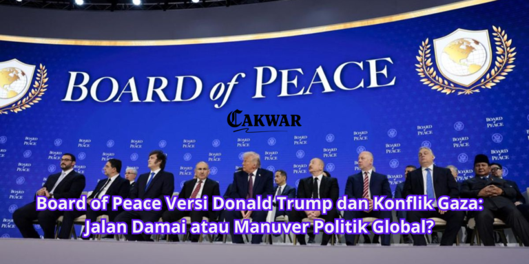 Board of Peace Versi Donald Trump dan Konflik Gaza: Jalan Damai atau Manuver Politik Global?