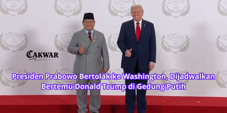 Presiden Prabowo Bertolak ke Washington, Dijadwalkan Bertemu Donald Trump di Gedung Putih