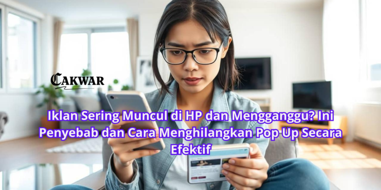 Iklan Sering Muncul di HP dan Mengganggu? Ini Penyebab dan Cara Menghilangkan Pop Up Secara Efektif