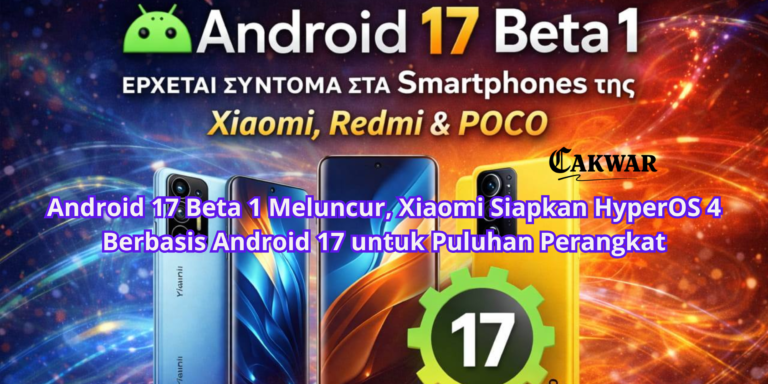 Android 17 Beta 1 Meluncur, Xiaomi Siapkan HyperOS 4 Berbasis Android 17 untuk Puluhan Perangkat