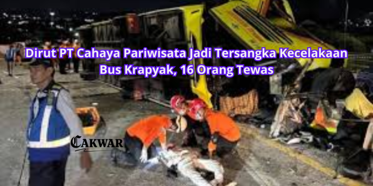 Dirut PT Cahaya Pariwisata Jadi Tersangka Kecelakaan Bus Krapyak, 16 Orang Tewas
