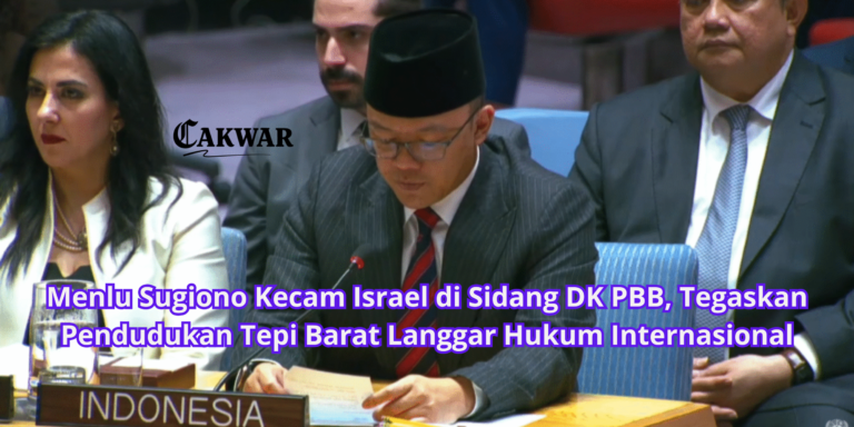 Menlu Sugiono Kecam Israel di Sidang DK PBB, Tegaskan Pendudukan Tepi Barat Langgar Hukum Internasional