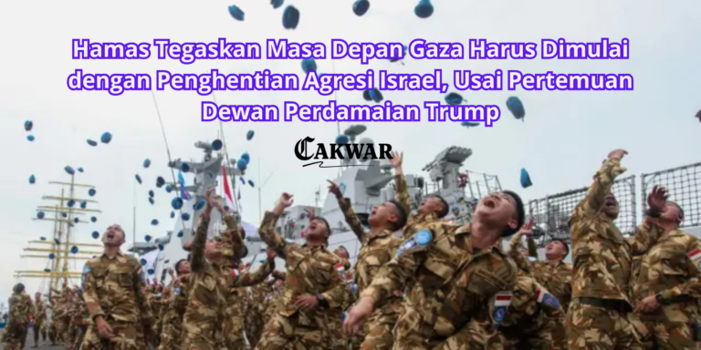 Hamas Tegaskan Masa Depan Gaza Harus Dimulai dengan Penghentian Agresi Israel, Usai Pertemuan Dewan Perdamaian Trump