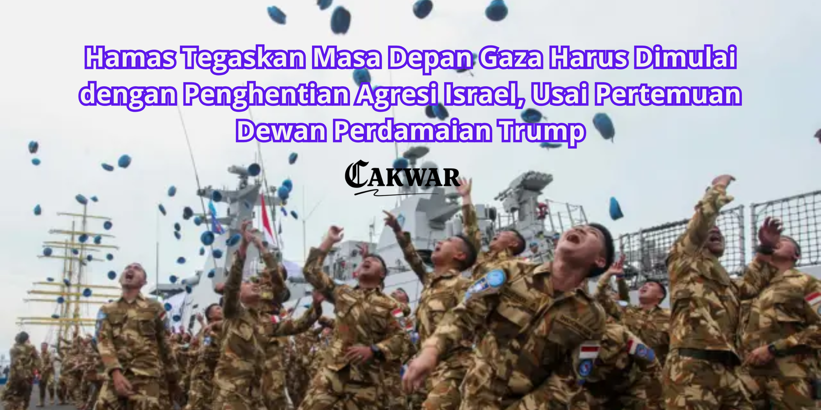 Hamas Tegaskan Masa Depan Gaza Harus Dimulai dengan Penghentian Agresi Israel, Usai Pertemuan Dewan Perdamaian Trump