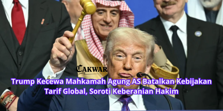 Trump Kecewa Mahkamah Agung AS Batalkan Kebijakan Tarif Global, Soroti Keberanian Hakim