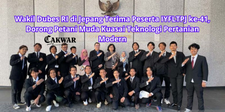 Wakil Dubes RI di Jepang Terima Peserta IYFLTPJ ke-41, Dorong Petani Muda Kuasai Teknologi Pertanian Modern