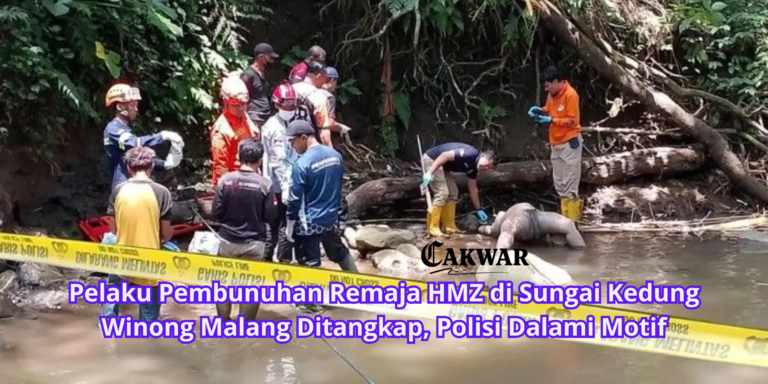 Pelaku Pembunuhan Remaja HMZ di Sungai Kedung Winong Malang Ditangkap, Polisi Dalami Motif