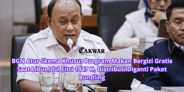 BGN Atur Skema Khusus Program Makan Bergizi Gratis Saat Libur Idul Fitri 1447 H, Distribusi Diganti Paket Bundling