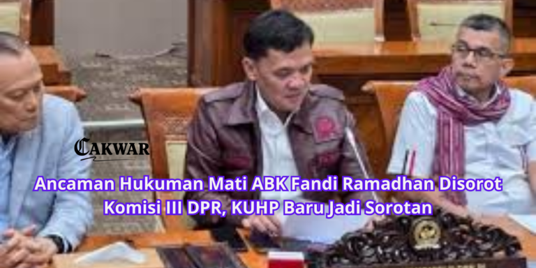 Ancaman Hukuman Mati ABK Fandi Ramadhan Disorot Komisi III DPR, KUHP Baru Jadi Sorotan