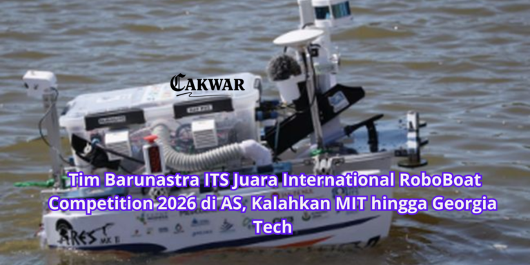 Tim Barunastra ITS Juara International RoboBoat Competition 2026 di AS, Kalahkan MIT hingga Georgia Tech