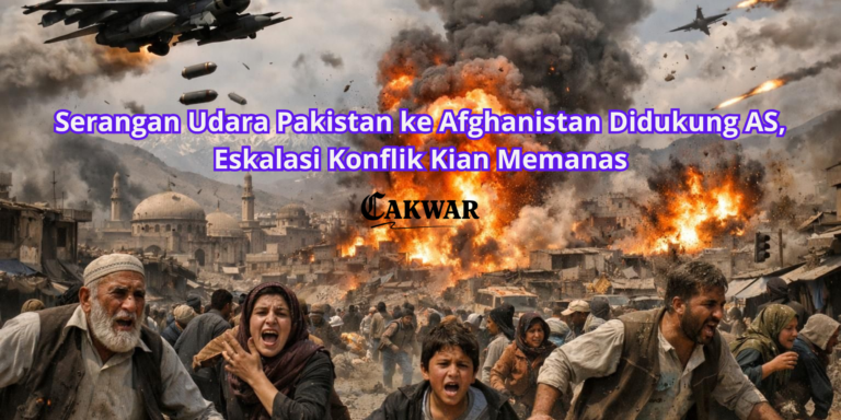 Serangan Udara Pakistan ke Afghanistan Didukung AS, Eskalasi Konflik Kian Memanas