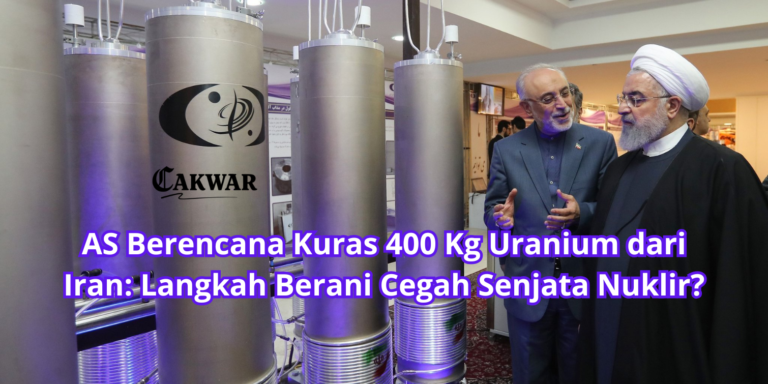 AS Berencana Kuras 400 Kg Uranium dari Iran: Langkah Berani Cegah Senjata Nuklir?