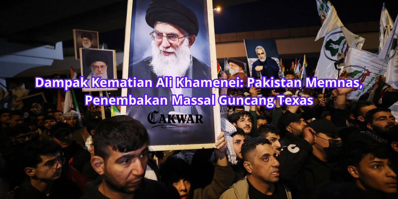 Dampak Kematian Ali Khamenei: Pakistan Memnas, Penembakan Massal Guncang Texas