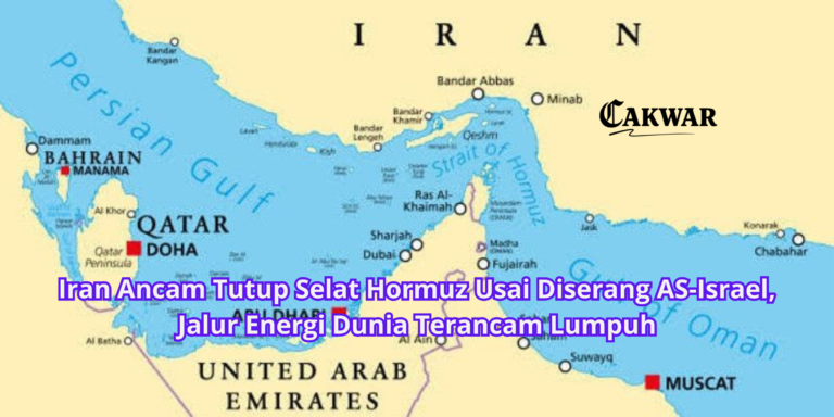 Iran Ancam Tutup Selat Hormuz Usai Diserang AS-Israel, Jalur Energi Dunia Terancam Lumpuh