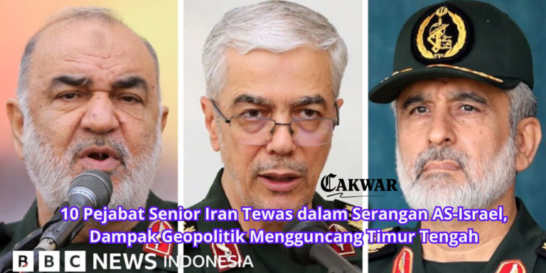 10 Pejabat Senior Iran Tewas dalam Serangan AS-Israel, Dampak Geopolitik Mengguncang Timur Tengah