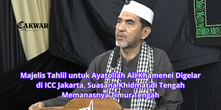 Majelis Tahlil untuk Ayatollah Ali Khamenei Digelar di ICC Jakarta, Suasana Khidmat di Tengah Memanasnya Timur Tengah