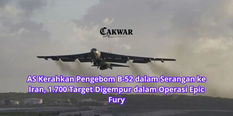 AS Kerahkan Pengebom B-52 dalam Serangan ke Iran, 1.700 Target Digempur dalam Operasi Epic Fury