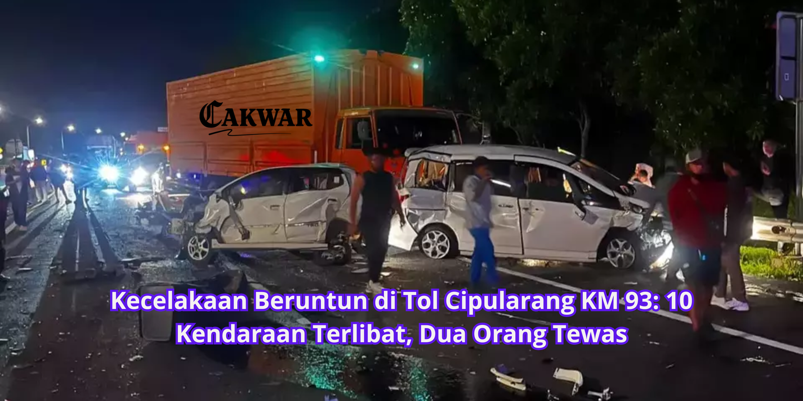 Kecelakaan Beruntun di Tol Cipularang KM 93: 10 Kendaraan Terlibat, Dua Orang Tewas