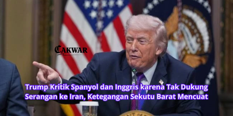 Trump Kritik Spanyol dan Inggris karena Tak Dukung Serangan ke Iran, Ketegangan Sekutu Barat Mencuat