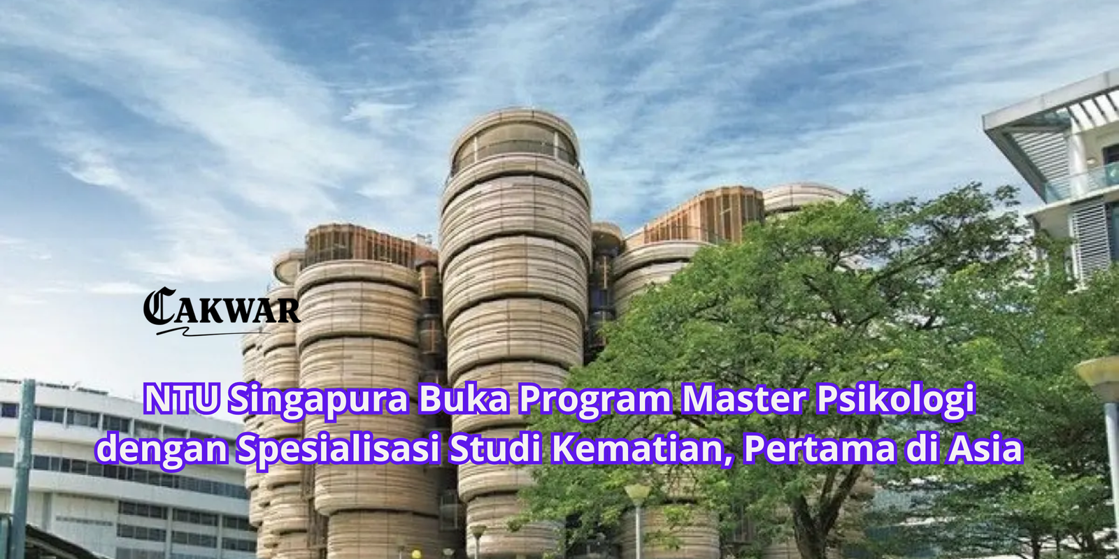 NTU Singapura Buka Program Master Psikologi dengan Spesialisasi Studi Kematian, Pertama di Asia