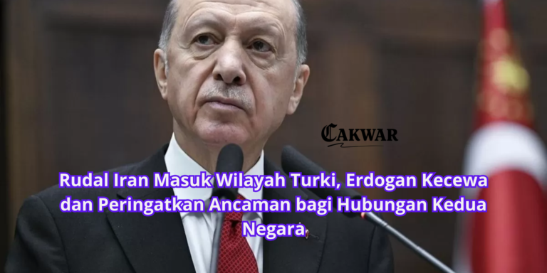 Rudal Iran Masuk Wilayah Turki, Erdogan Kecewa dan Peringatkan Ancaman bagi Hubungan Kedua Negara