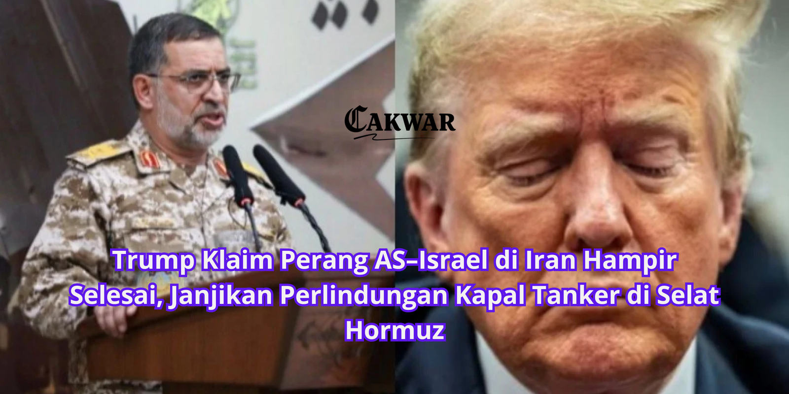 Trump Klaim Perang AS–Israel di Iran Hampir Selesai, Janjikan Perlindungan Kapal Tanker di Selat Hormuz