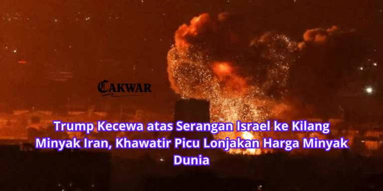 Trump Kecewa atas Serangan Israel ke Kilang Minyak Iran, Khawatir Picu Lonjakan Harga Minyak Dunia