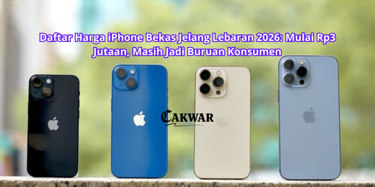 Daftar Harga iPhone Bekas Jelang Lebaran 2026: Mulai Rp3 Jutaan, Masih Jadi Buruan Konsumen