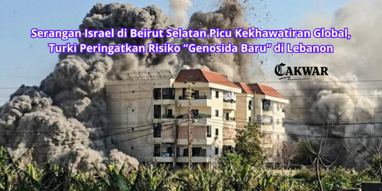 Serangan Israel di Beirut Selatan Picu Kekhawatiran Global, Turki Peringatkan Risiko “Genosida Baru” di Lebanon