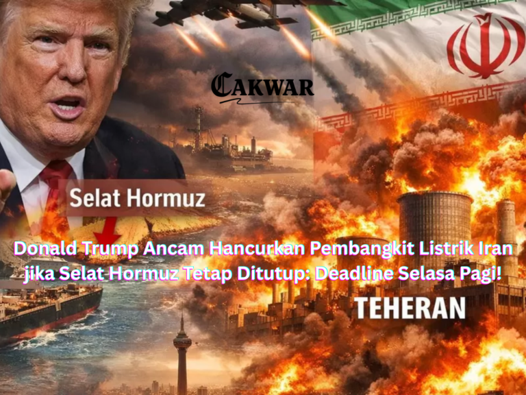 Donald Trump Ancam Hancurkan Pembangkit Listrik Iran jika Selat Hormuz Tetap Ditutup: Deadline Selasa Pagi!